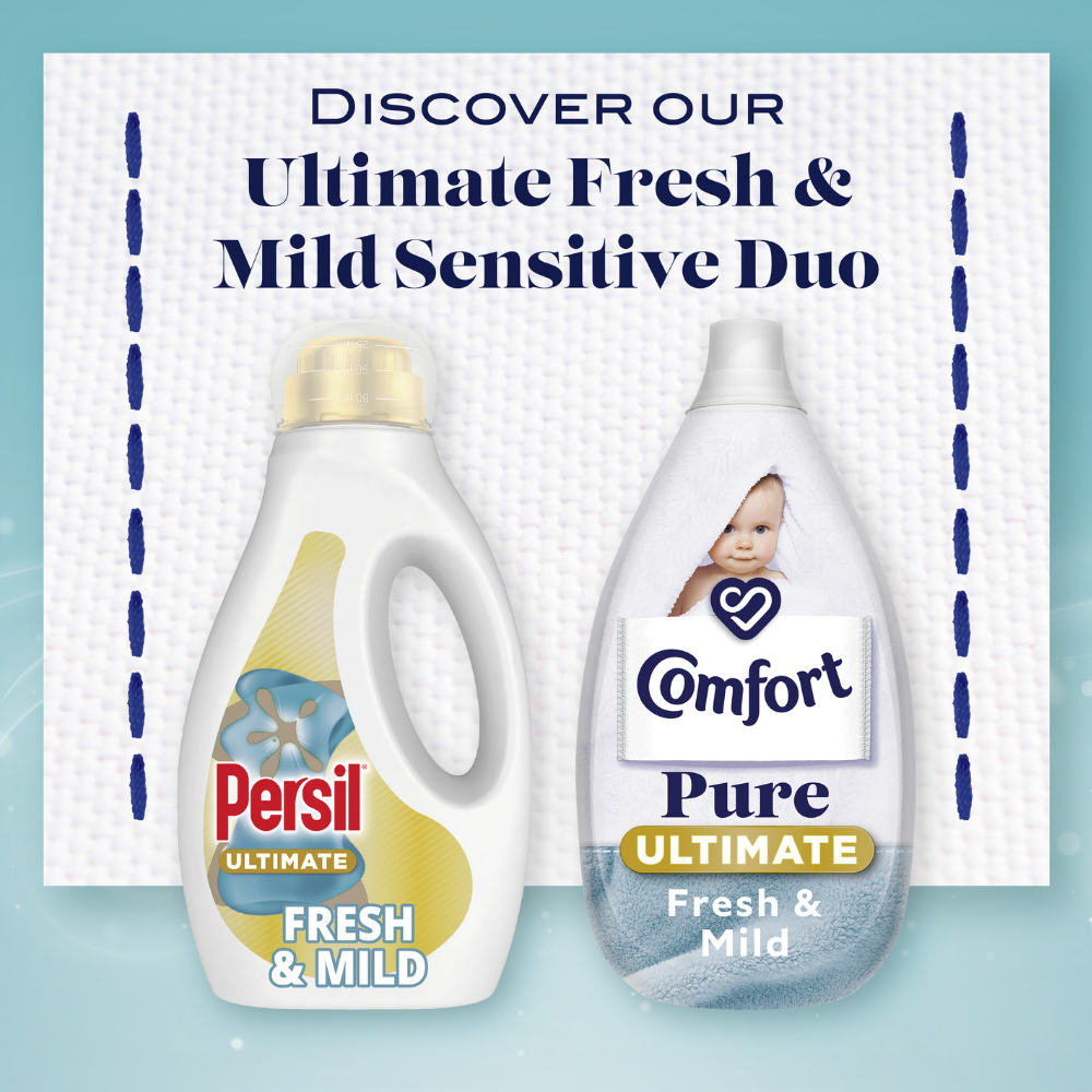 Comfort Pure Ultimate Fresh & Mild Ultra-Concentrated Fabric Conditioner 58 Washes 870ml