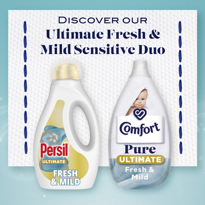 Comfort Pure Ultimate Fresh & Mild Ultra-Concentrated Fabric Conditioner 58 Washes 870ml