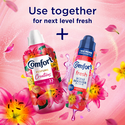 Comfort Fresh Tropical Lily Scent Booster Elixir 20 Washes 460ml