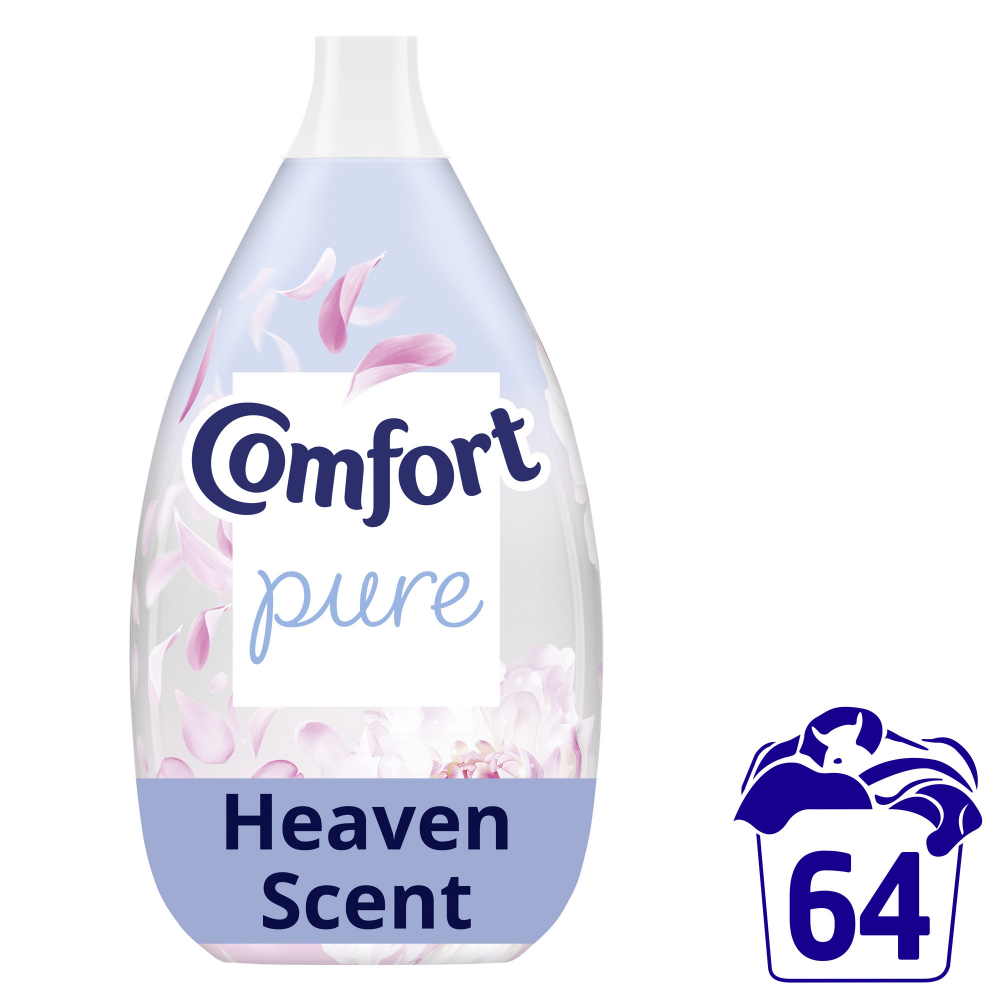 Comfort Pure Heaven Scent Fabric Conditioner 64 Washes 960ml