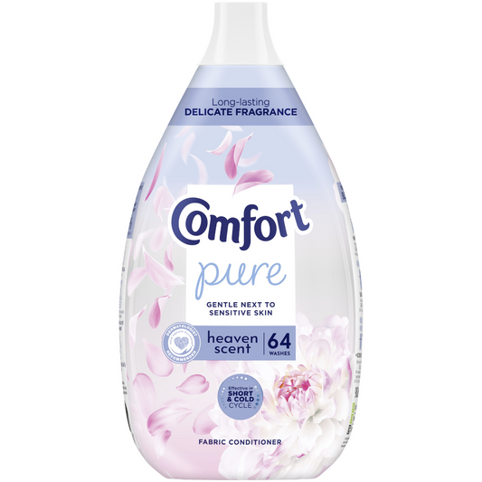 Comfort Pure Heaven Scent Fabric Conditioner 64 Washes 960ml