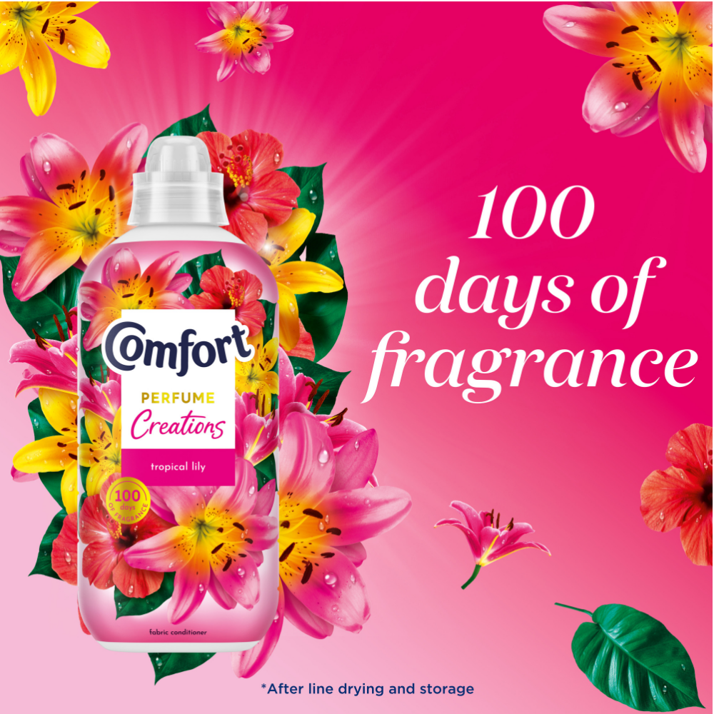 Comfort Perfume Creations Tropical Lily Fabric Conditioner 48 Washes 1440ml