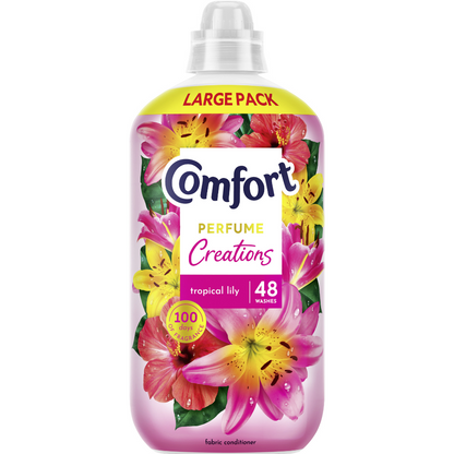 Comfort Perfume Creations Tropical Lily Fabric Conditioner 48 Washes 1440ml