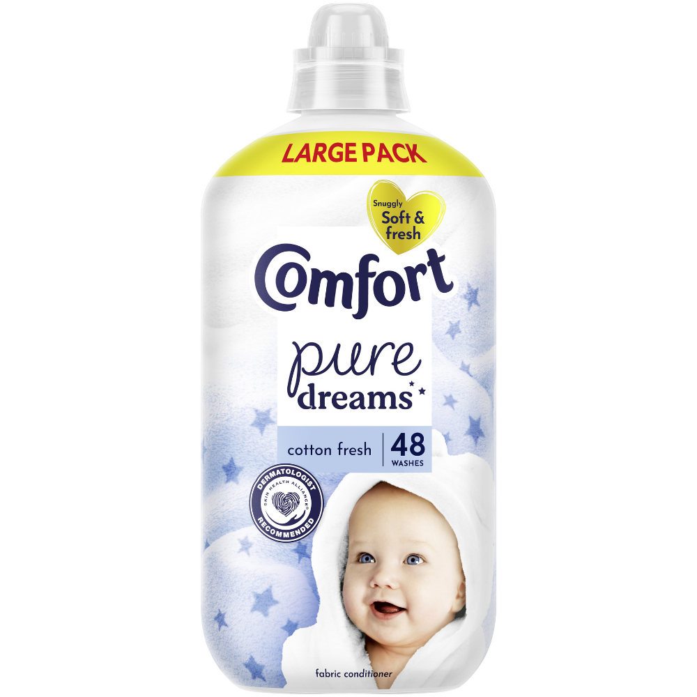 Comfort Pure Dreams Cotton Fresh Fabric Conditioner 48 Washes 1440ml