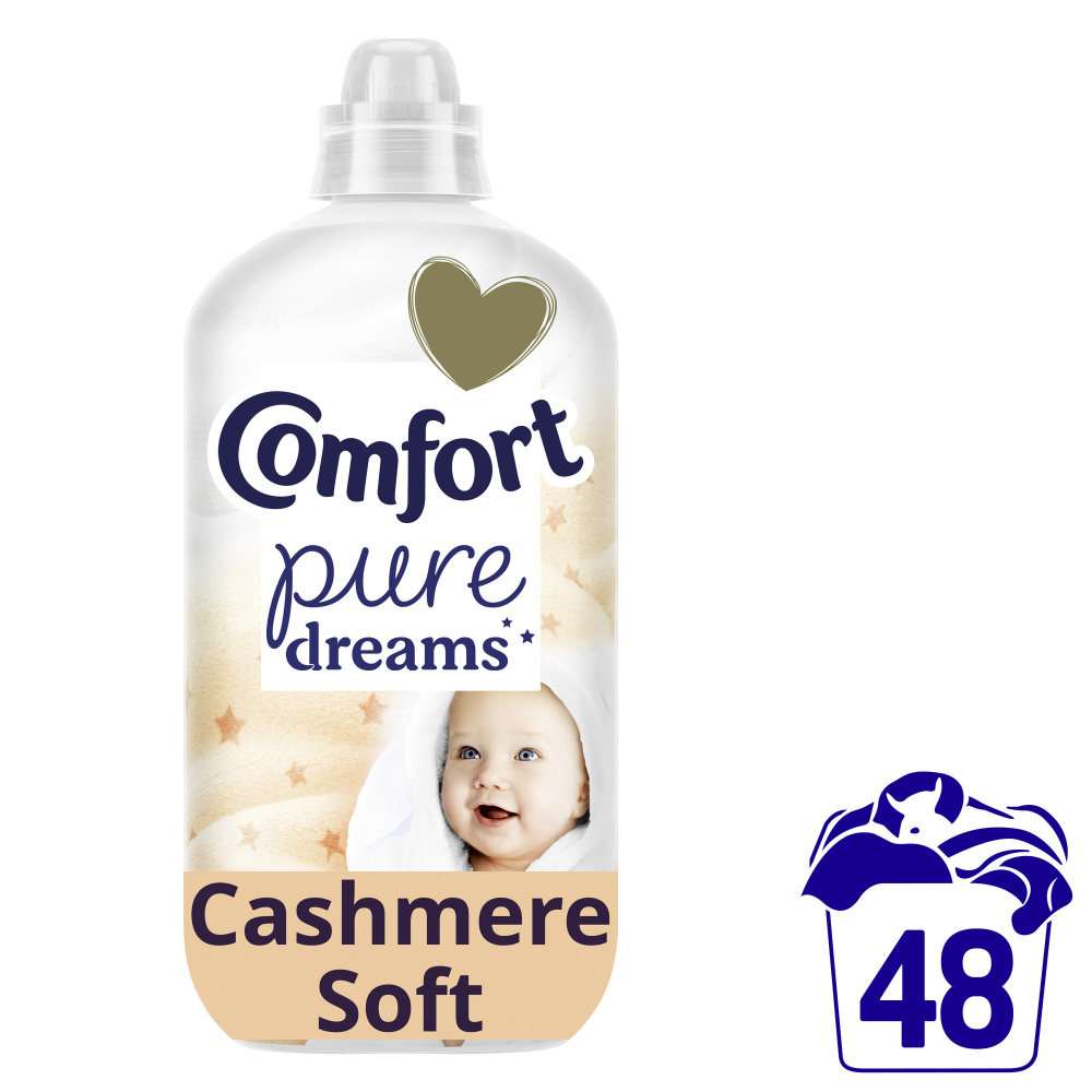 Comfort Pure Dreams Cashmere Soft Fabric Conditioner 48 Washes 1440ml