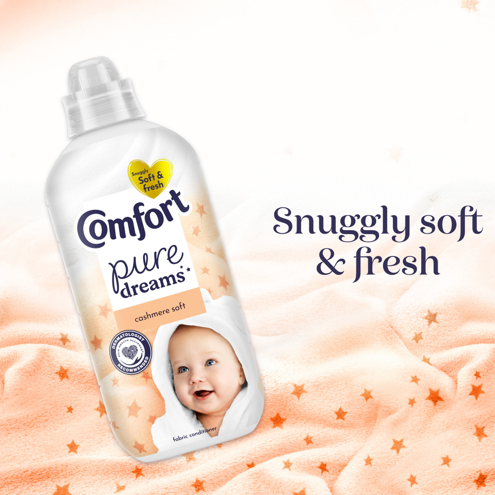 Comfort Pure Dreams Cashmere Soft Fabric Conditioner 48 Washes 1440ml