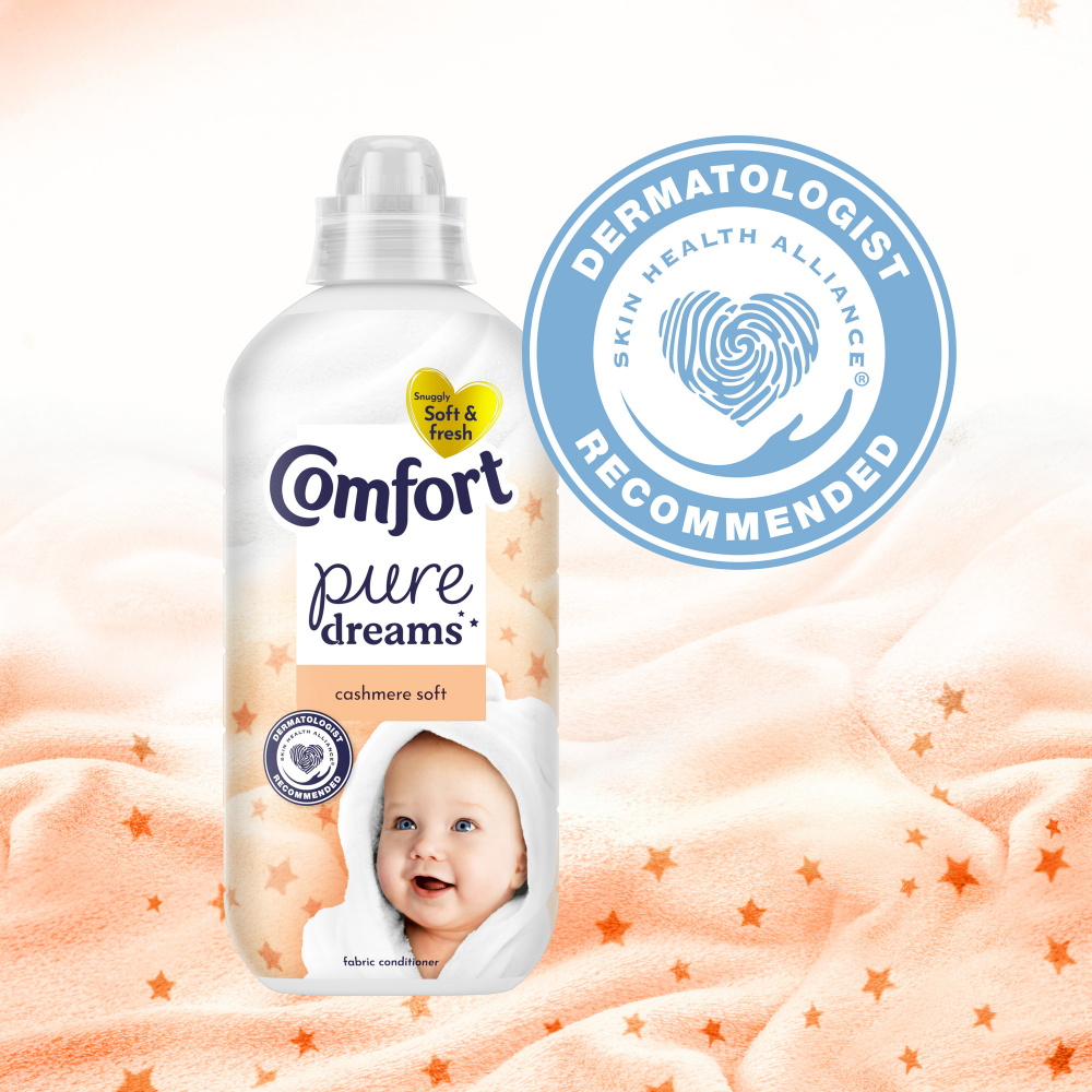 Comfort Pure Dreams Cashmere Soft Fabric Conditioner 48 Washes 1440ml