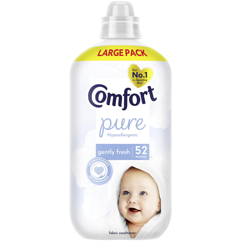 Comfort Pure Gently Fresh Fabric Conditioner 52 Washes 1560ml