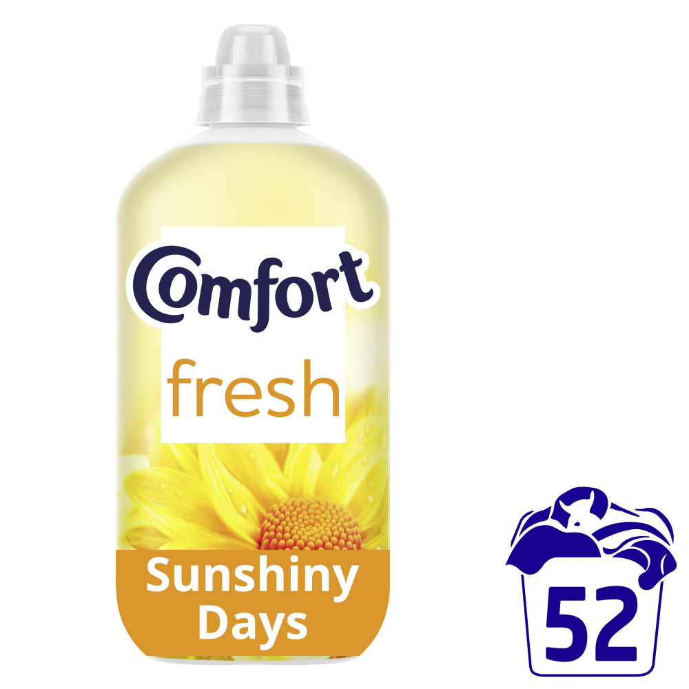 Comfort Fresh Sunshiny Days Fabric Conditioner 52 Washes 1560ml