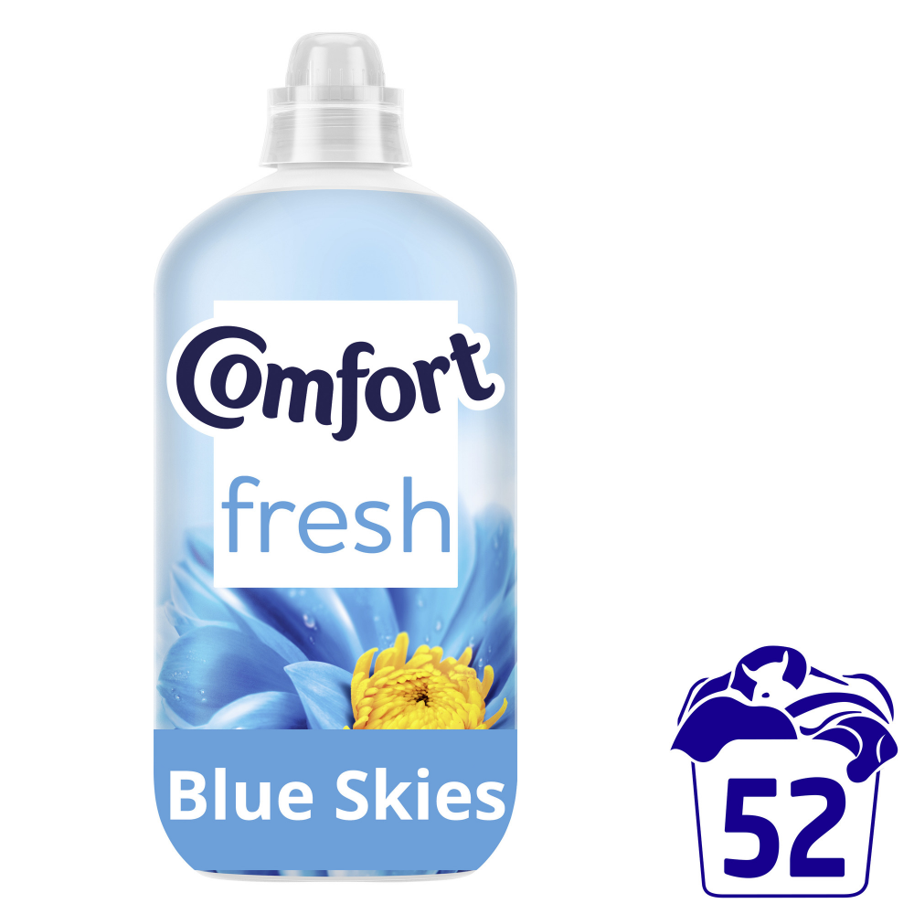 Comfort Fresh Blue Skies Fabric Conditioner 52 Washes 1560ml