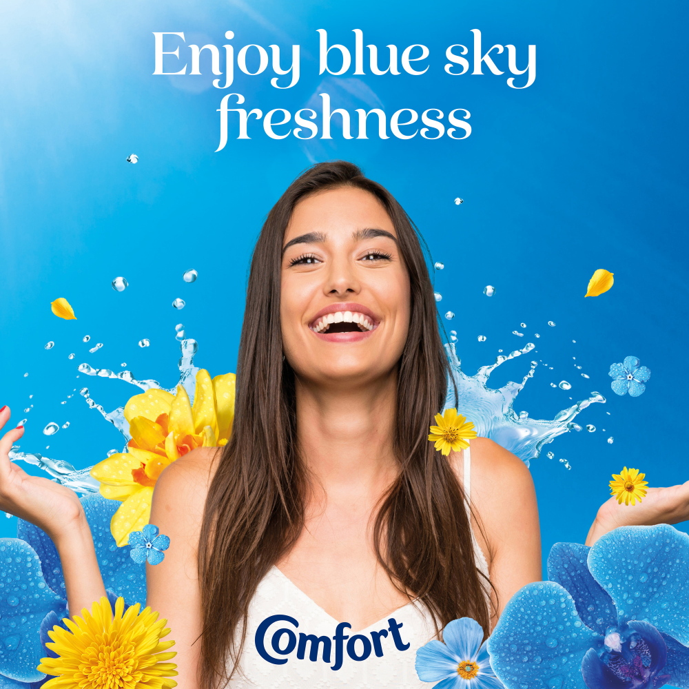 Comfort Fresh Blue Skies Fabric Conditioner 52 Washes 1560ml
