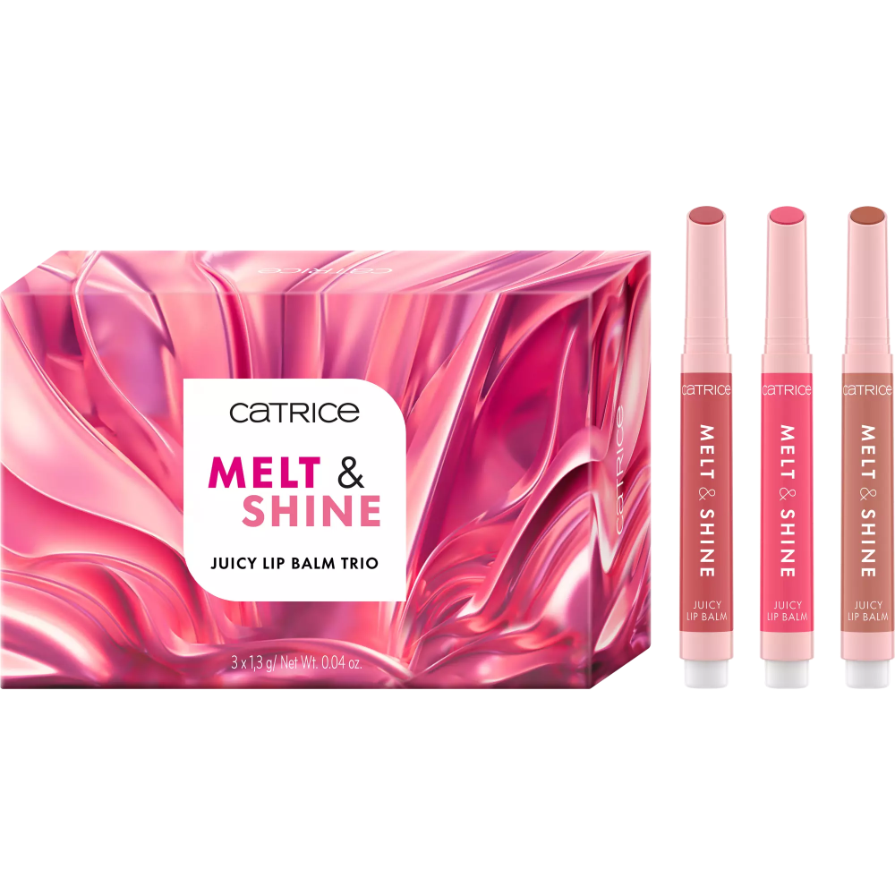Catrice Cosmetics Melt & Shine Dripping In Shine Juicy Lip Balm Trio 3 x 13g