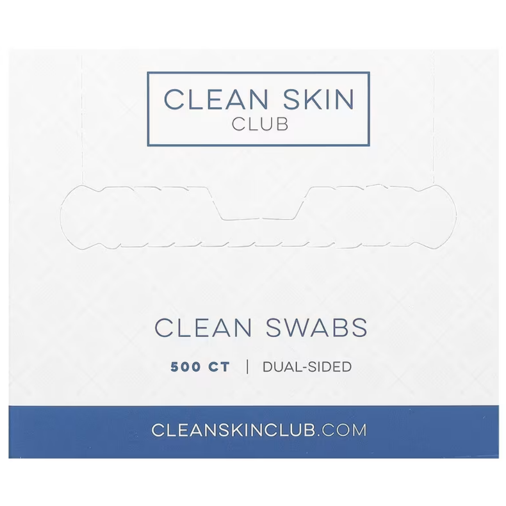 Clean Skin Club Double-Sided Precision Tip Club Clean Swabs x500