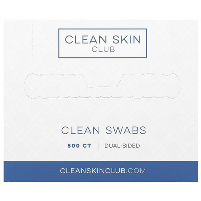 Clean Skin Club Double-Sided Precision Tip Club Clean Swabs x500