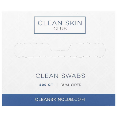 Clean Skin Club Double-Sided Precision Tip Club Clean Swabs x500