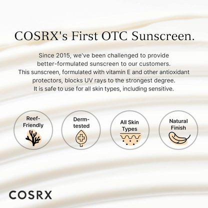 CosRx Vitamin E Vitalising Sunscreen SPF50+ 50ml