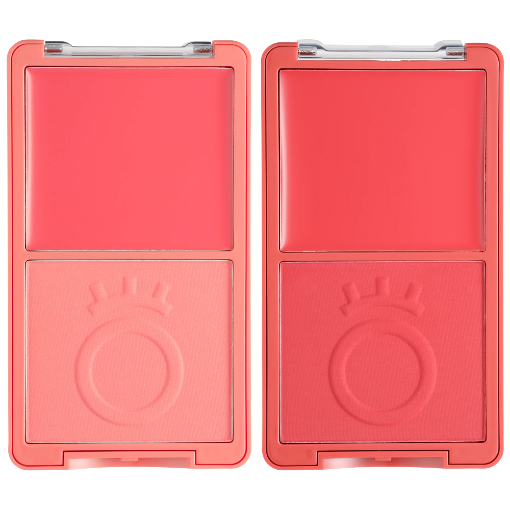 Collection Cosmetics Duo Blush Cream & Powder 2 Colour Makeup Palette