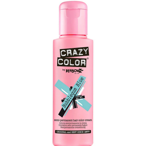 Crazy Colour Bubblegum Blue Hair Dye 100ml