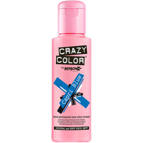 Crazy Colour Capri Blue Hair Dye 100ml