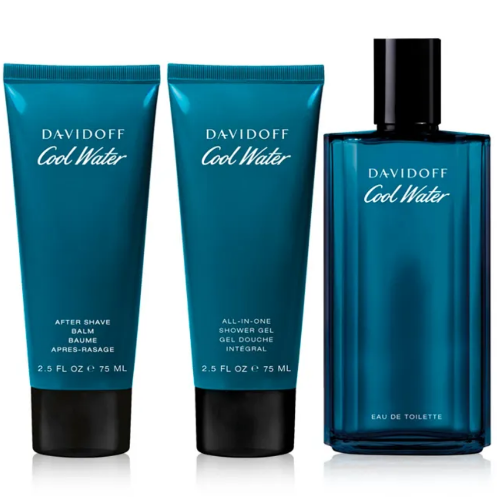 Davidoff Cool Water Eau De Toilette Gift Set 125ml