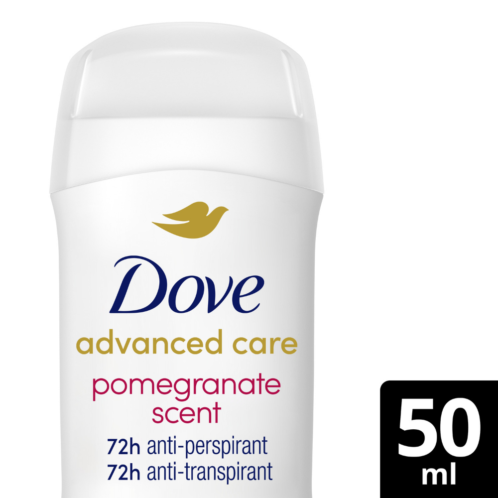 Dove Advanced Care 72h Go Fresh Pomegranate Anti-Perspirant Deodorant Stick 50ml