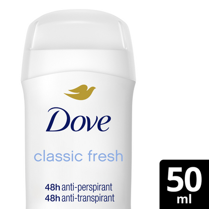 Dove Classic Fresh 48h Anti-Perspirant Deodorant Stick 50ml