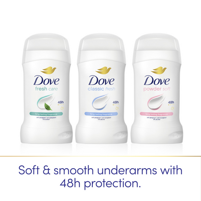 Dove Classic Fresh 48h Anti-Perspirant Deodorant Stick 50ml