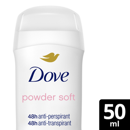Dove Powder Soft 48h Anti-Perspirant Deodorant Stick 50ml