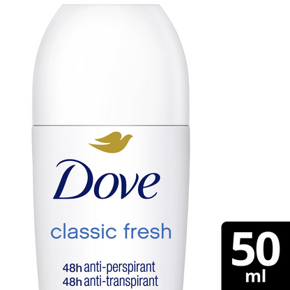 Dove Women Classic Fresh 48h Anti-Perspirant Deodorant Roll-On 50ml