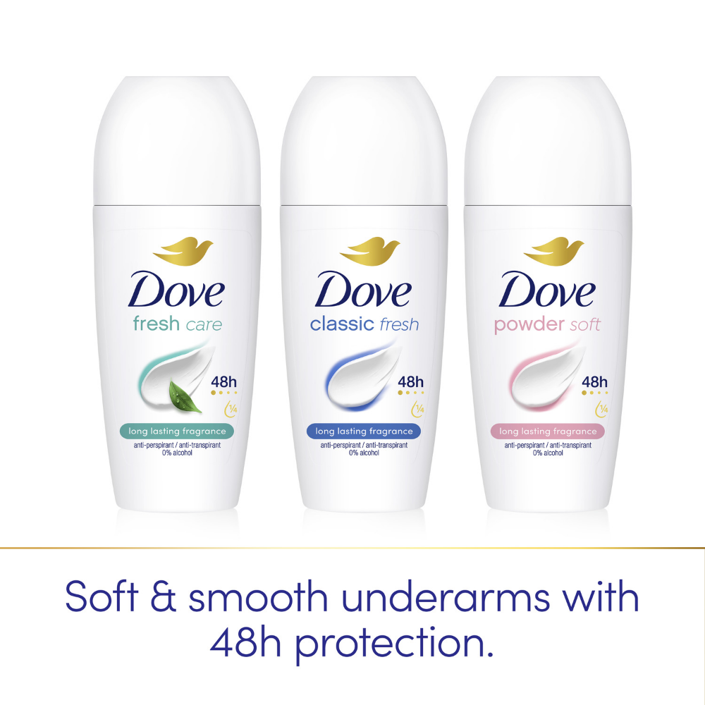 Dove Women Classic Fresh 48h Anti-Perspirant Deodorant Roll-On 50ml