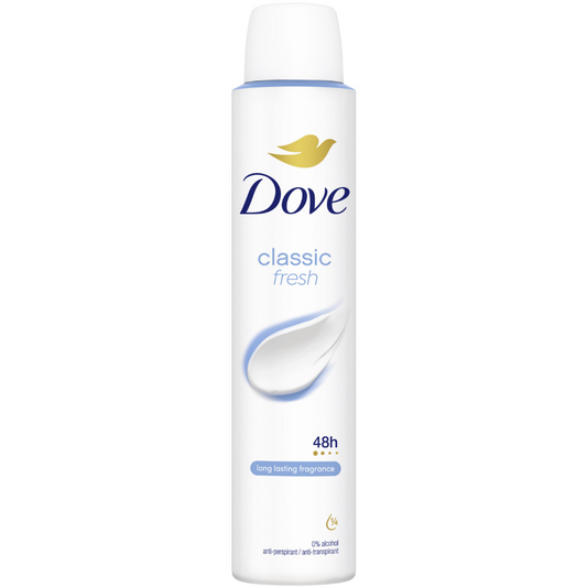 Dove Classic Fresh 48h Anti-Perspirant Deodorant Spray 200ml
