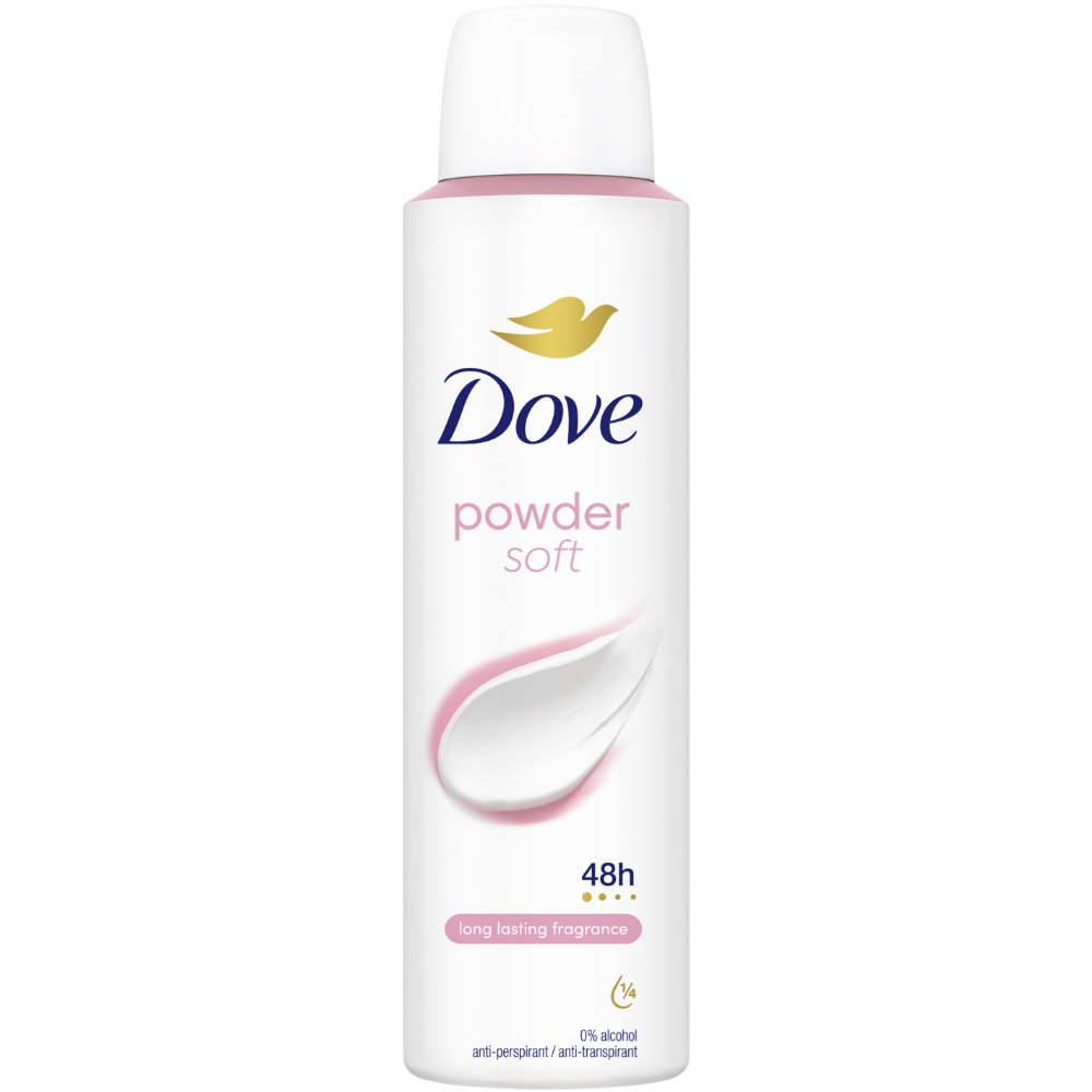 Dove Powder Soft 48h Anti-Perspirant Deodorant Spray 150ml