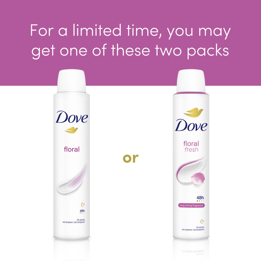 Dove Floral Fresh 48h Anti-Perspirant Deodorant Spray 200ml
