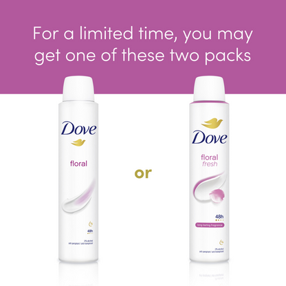Dove Floral Fresh 48h Anti-Perspirant Deodorant Spray 200ml