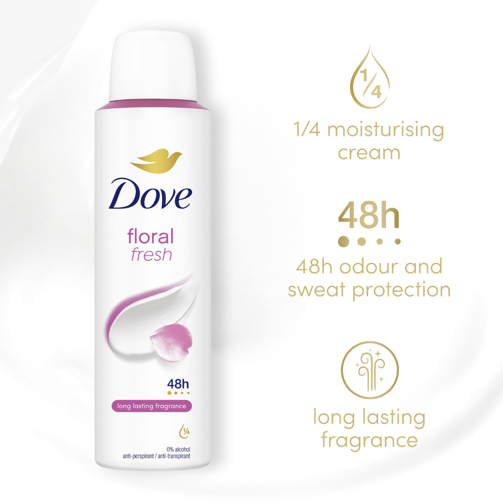 Dove Floral Fresh 48h Anti-Perspirant Deodorant Spray 200ml