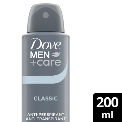 Dove Men+Care 48h Classic Anti-Perspirant Deodorant Spray 200ml