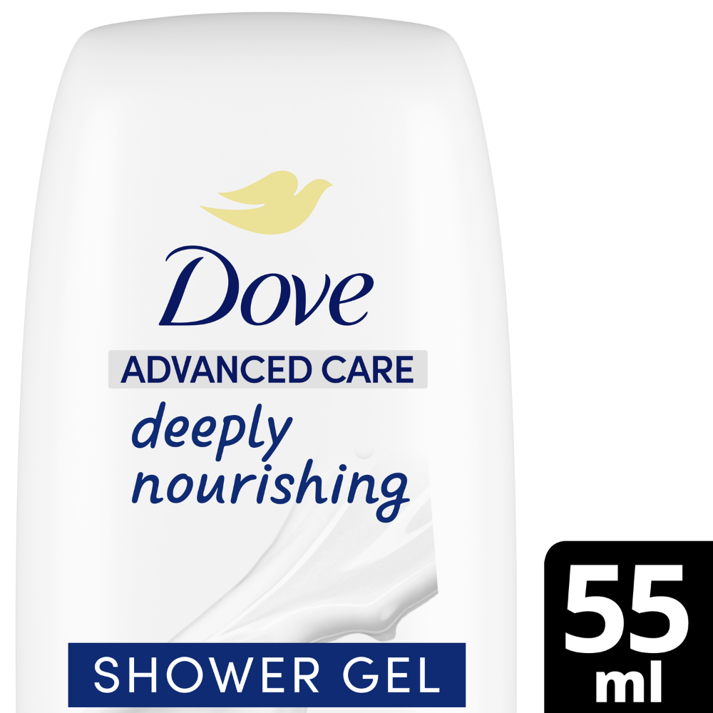 Dove Advanced Care Deeply Nourishing Body Wash 55ml