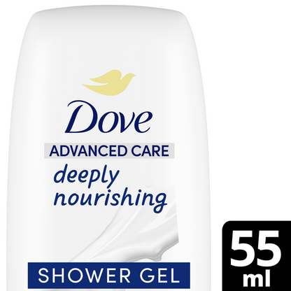 Dove Advanced Care Deeply Nourishing Body Wash 55ml