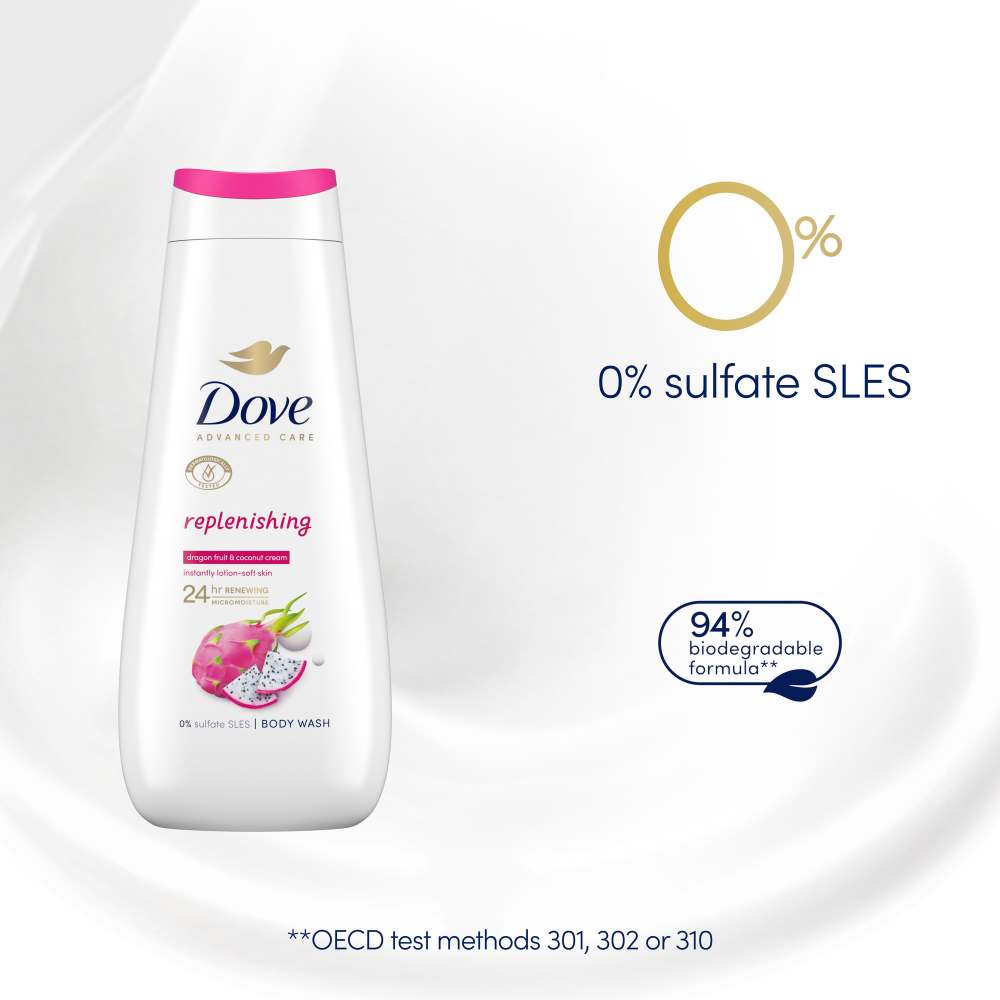 Dove Advanced Care Replenishing Body Wash 400ml