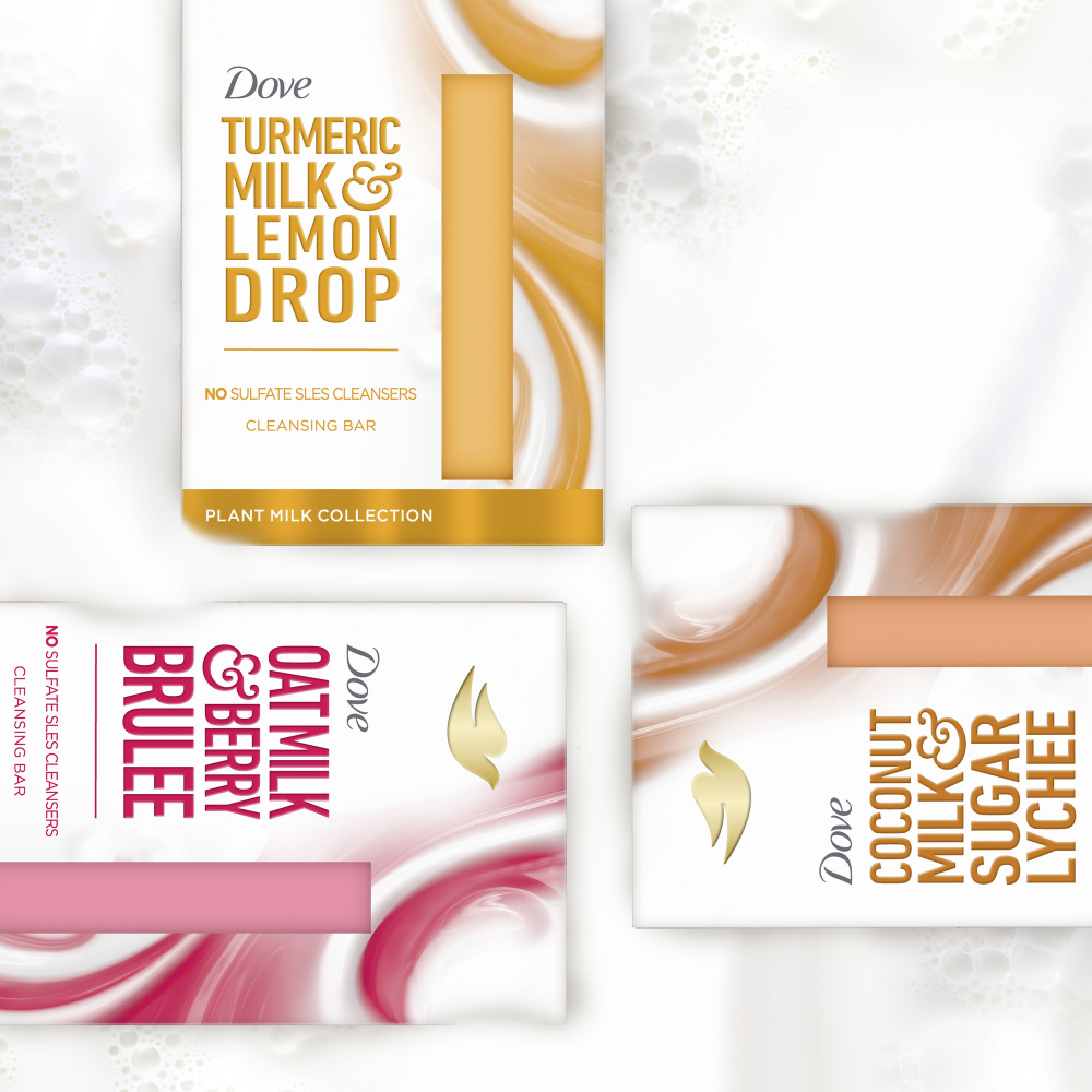 Dove Turmeric Milk & Lemon Drop Cleansing Bar 141g