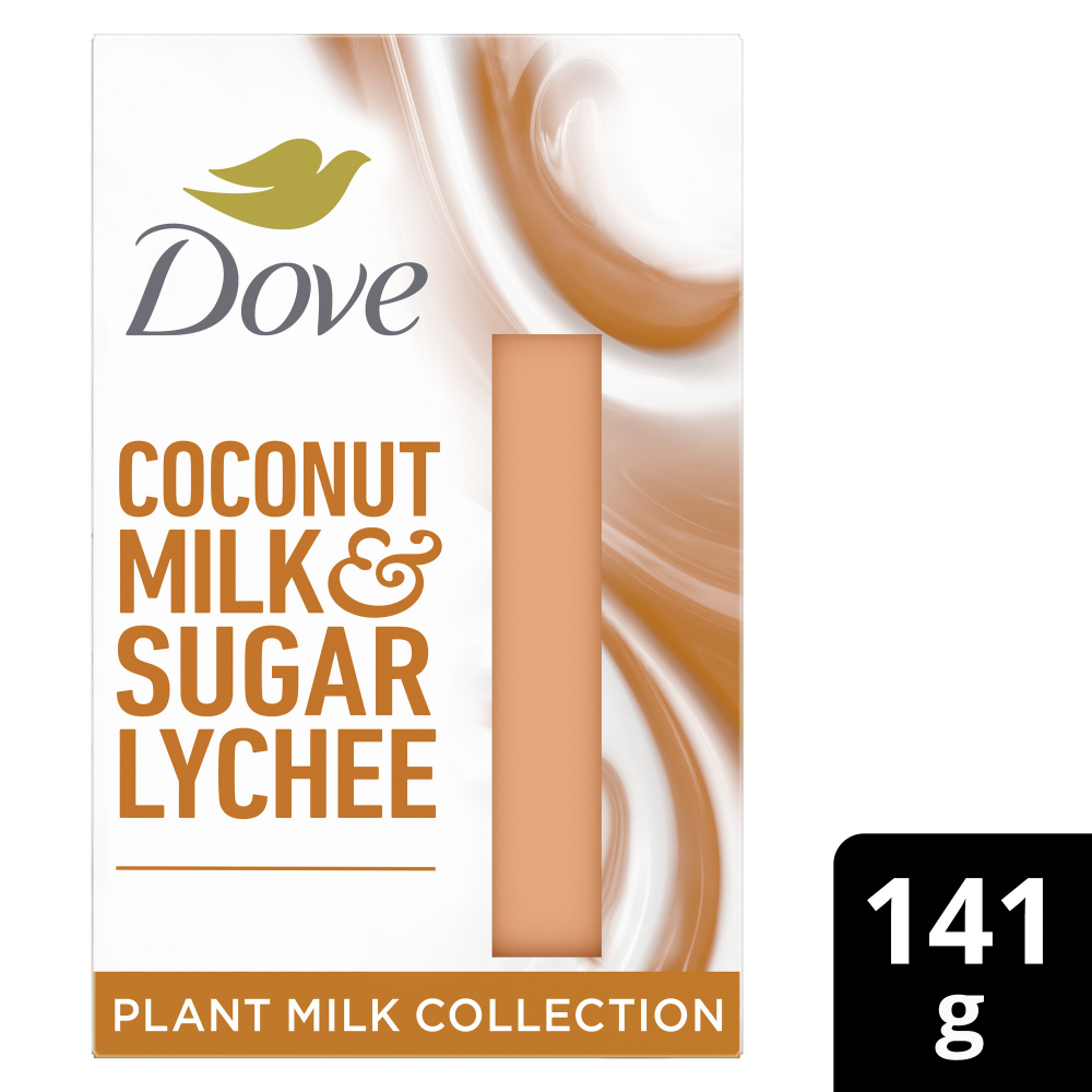 Dove Coconut Milk & Sugar Lychee Plant Milk Cleansing Bar 141g