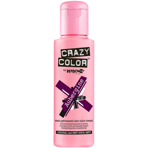 Crazy Colour Aubergine Hair Dye 100ml