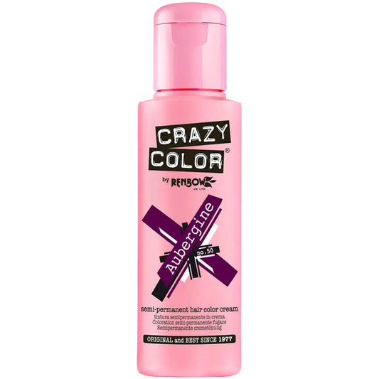 Crazy Colour Aubergine Hair Dye 100ml
