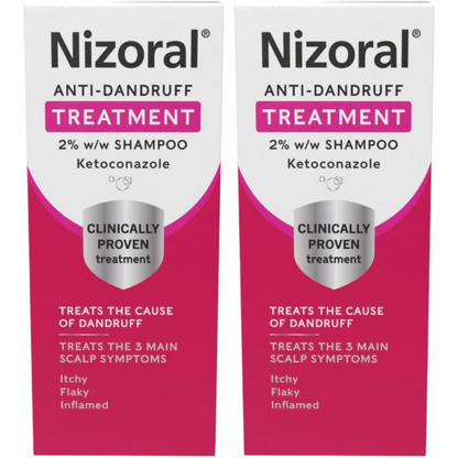 Nizoral Anti-Dandruff Shampoo Duo 2 x 60ml
