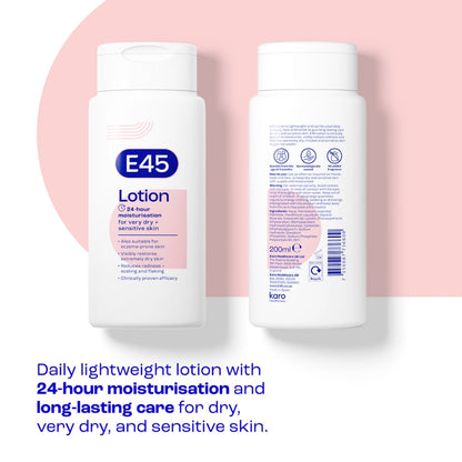 E45 Moisturiser Body Lotion 200ml