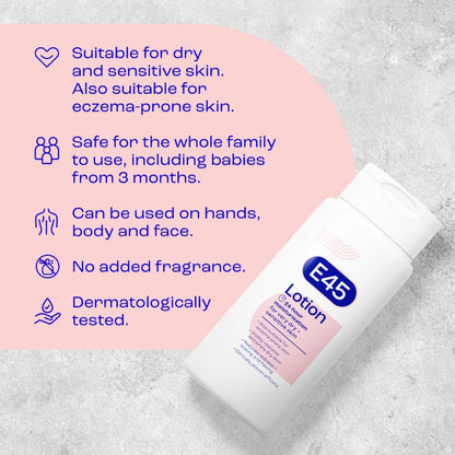 E45 Moisturiser Body Lotion 200ml