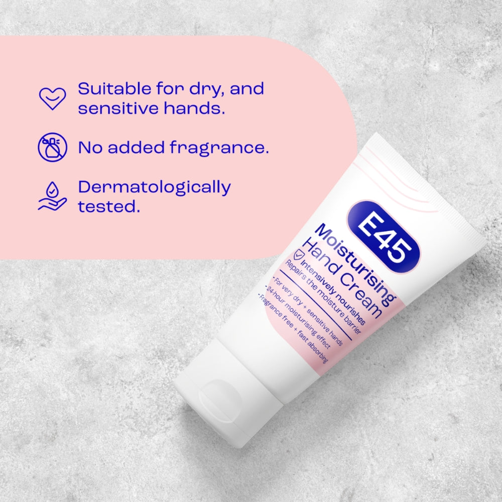 E45 Daily Moisturising Hand Cream 50g