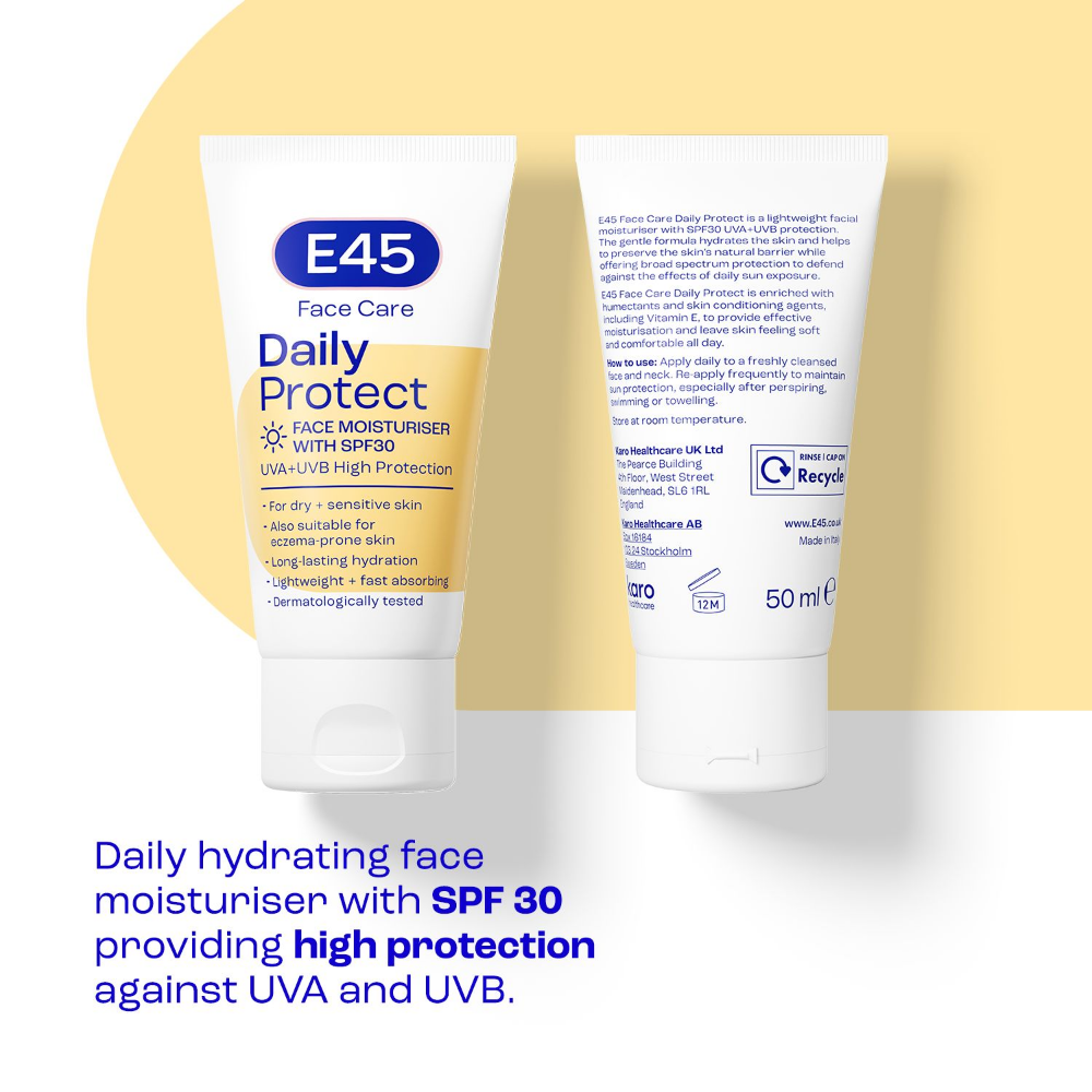 E45 Face Daily Protect Moisturiser SPF30 50ml