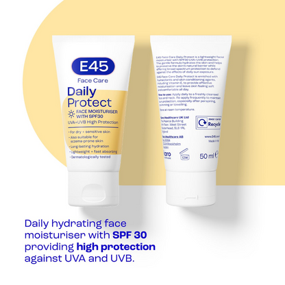 E45 Face Daily Protect Moisturiser SPF30 50ml