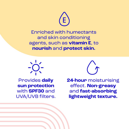 E45 Face Daily Protect Moisturiser SPF30 50ml